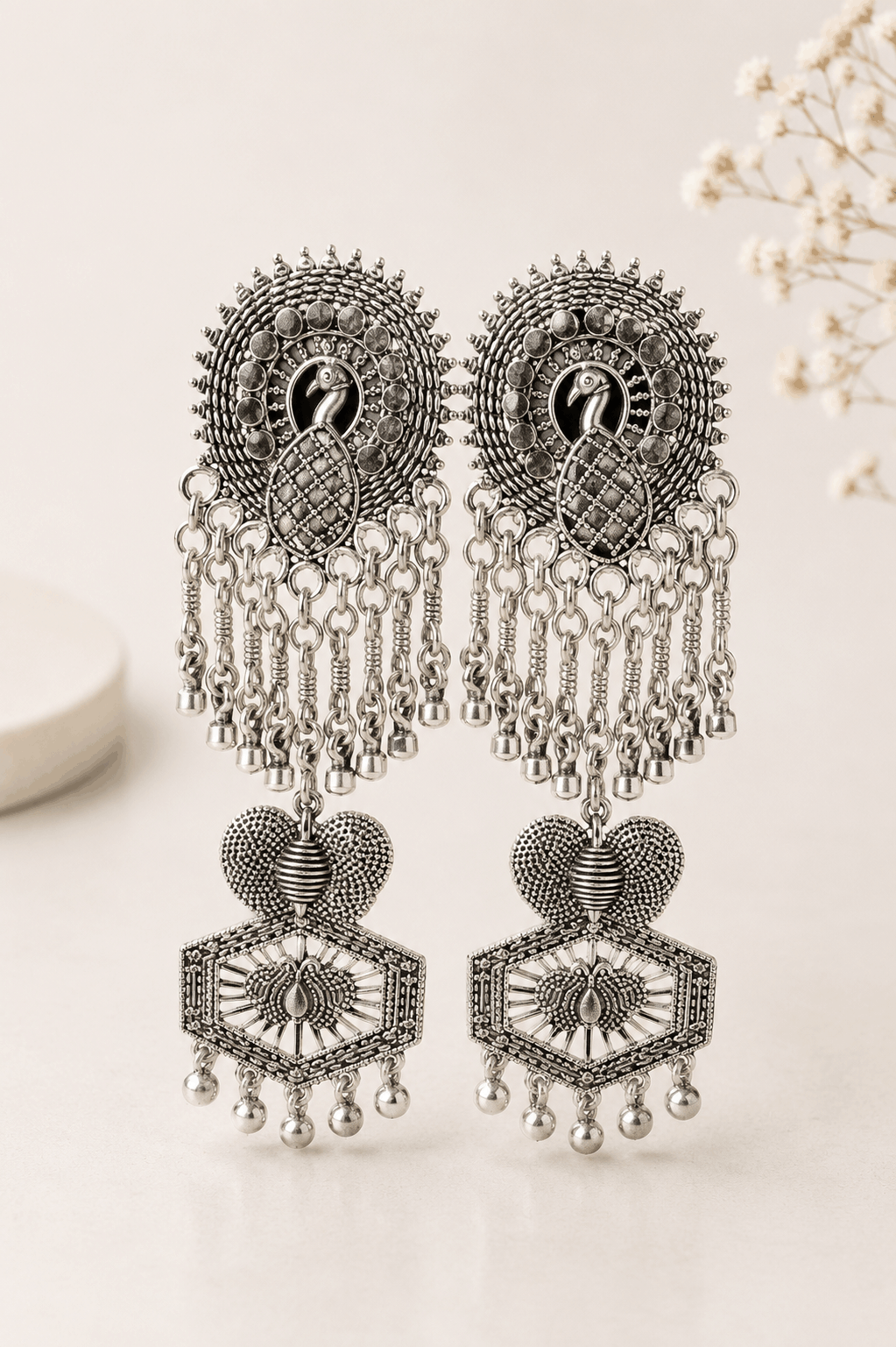 Oxidised Earings 22