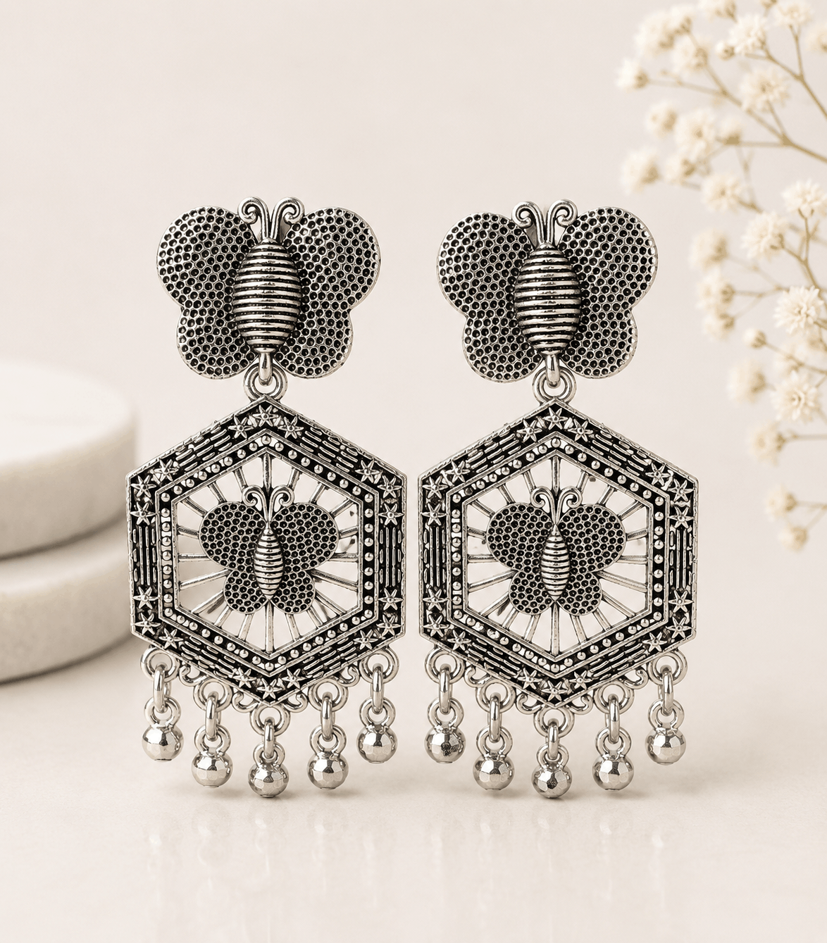 Oxidised Earings 23